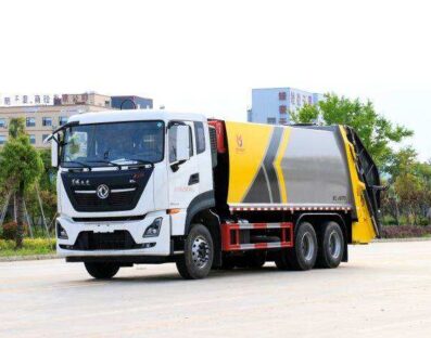 Camión compactador de basura