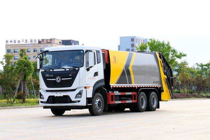 Refuse Garbage compaction truck
