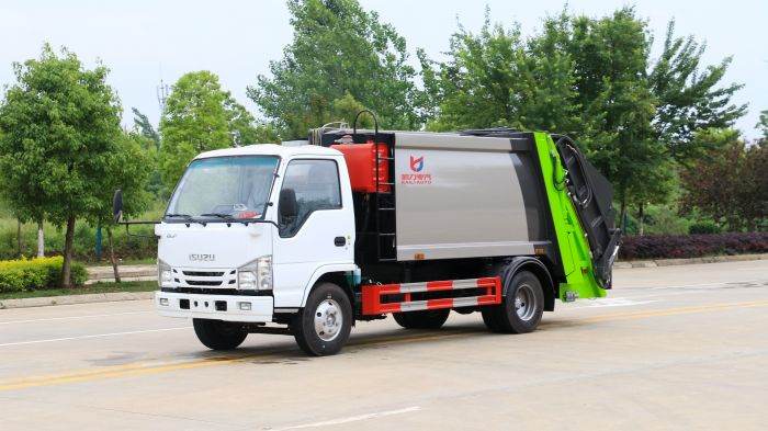 Refuse Garbage compaction truck