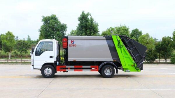 Refuse Garbage compaction truck