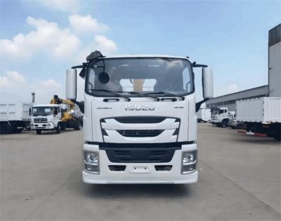 Grúa montada sobre camión