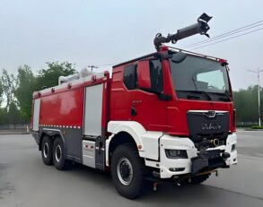Camion de pompiers de l'aéroport