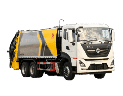 camión de basura de carga trasera