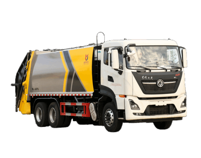 rear loader garbage truck