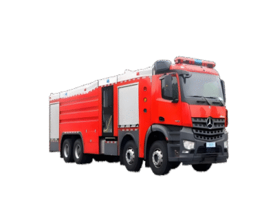 foam fire truck Mercedes Benz