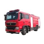 Camion de pompiers HOWO à mousse de 8000 litres