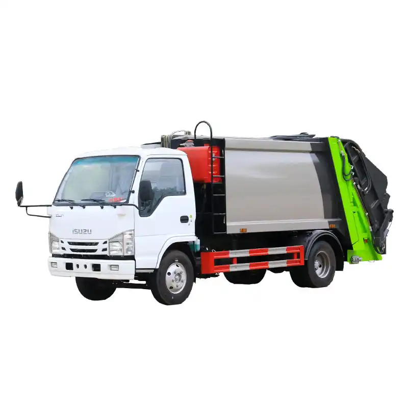 شاحنة ضغط القمامة 6 م³ ISUZU 6m³garbage compression truck ISUZU - الصورة 1