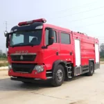 8000 Liters Foam Fire Truck HOWO – Image 2