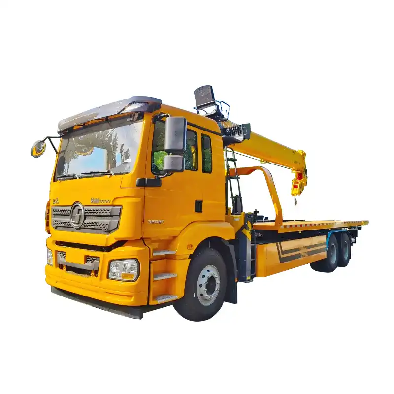 Эвакуатор 16T с краном SHACMAN 16T Tow Truck With Crane SHACMAN — изображение 1