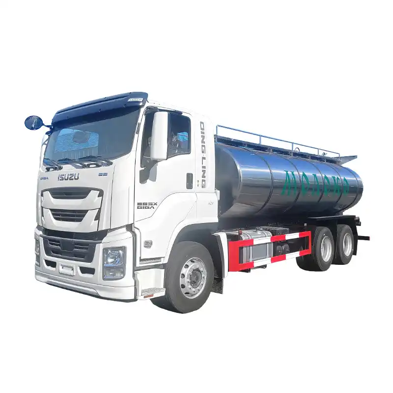 Молоковоз ISUZU объемом 14500 литров. 14500L Milk Tank Truck ISUZU — изображение 1