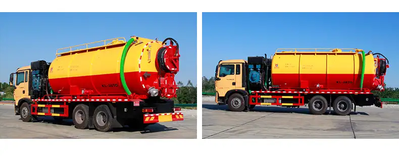 Jetting Truck Combination Tanker 21000L HOWO - manufacturer - supplier ...