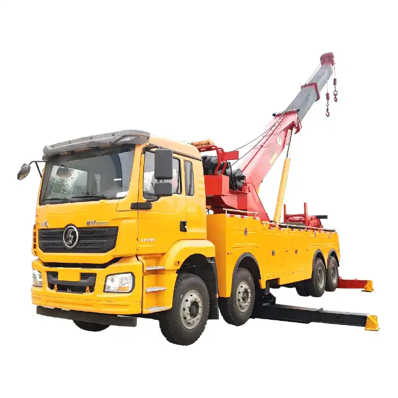 Тяжелый эвакуатор SHACMAN грузоподъемностью 50 тонн. 50T Heavy Towing Truck SHACMAN — изображение 1