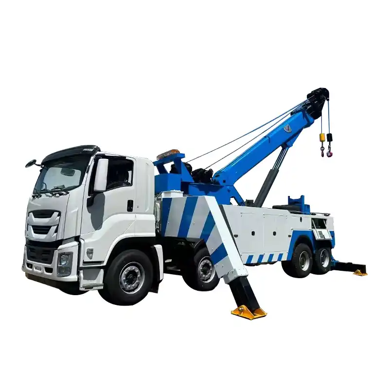 Тяжелый эвакуатор ISUZU грузоподъемностью 40 тонн. 40T Heavy Towing Truck ISUZU — изображение 1
